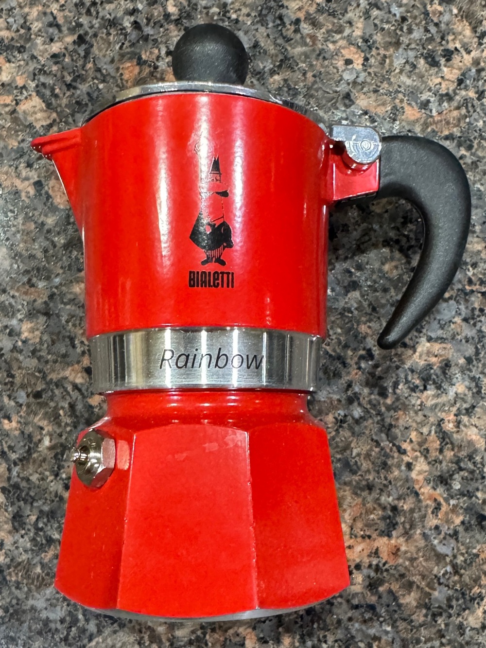 Bialetti Rainbow Red Stovetop Espresso Maker - Red